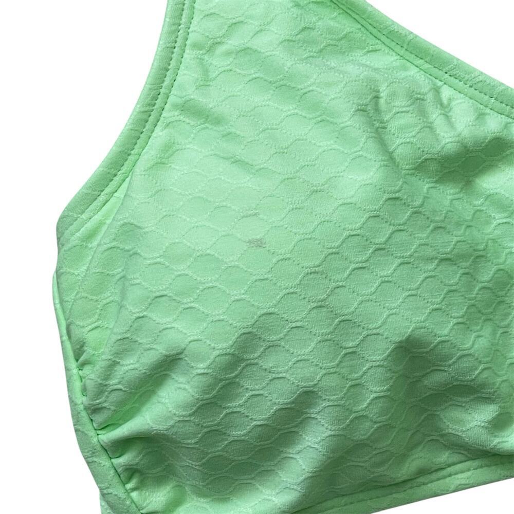 NWT Sincerely Jules Lime Green 2-Piece Bikini Women's SZ M - Picture 7 of 7